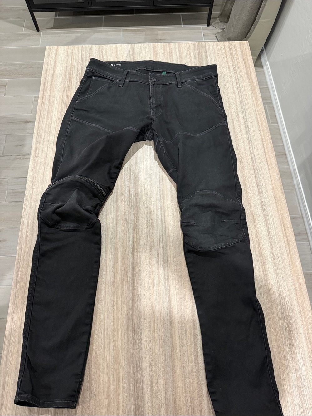 G-Star Black Skinny Biker Jeans